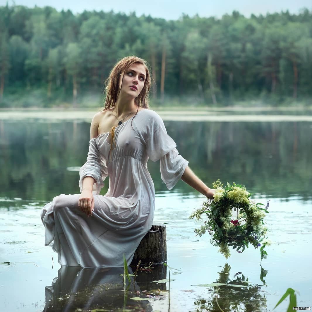 Beautiful girl Slavic women in Punin